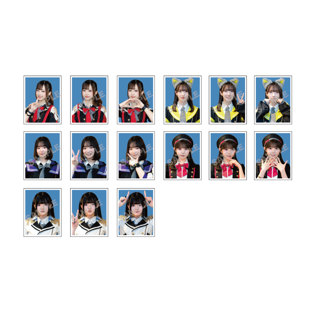 証明写真風ステッカー