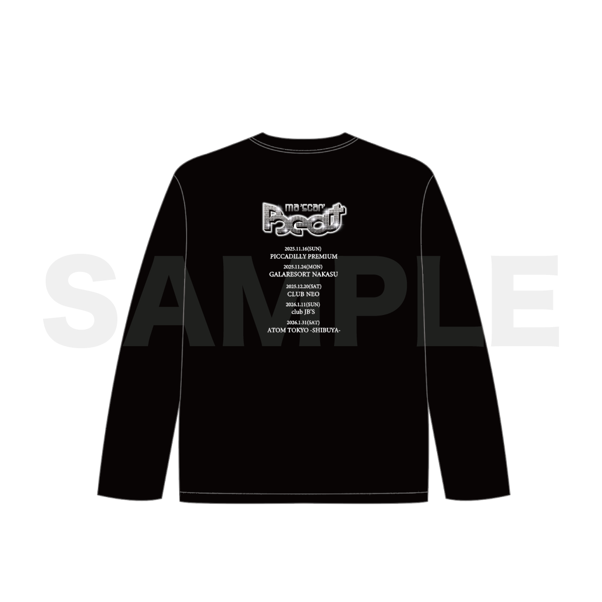 全国 CLUB TOURロング Tシャツ